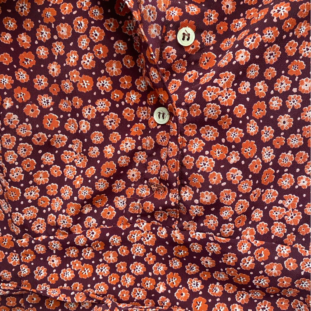 Vintage 90s Esprit Collared Floral Dress - Picture 3 of 6